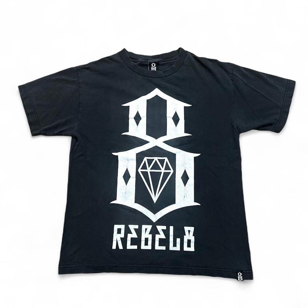 Y2k Rebel8 Big Logo T-Shirt - Size M